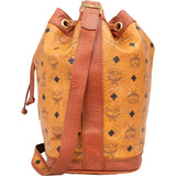 MCM Monogram Visetos Drawstring Bucket Crossbody Bag - vintageandkickz