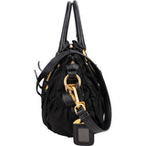 Prada Black Tessuto Gauffre Satchel Handbag