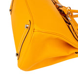 Hermès Jaune D`Or / Orange Verso Epsom Gold Birkin 30 Handbag