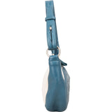 Loewe Leather and Canvas Anagram Studded Pochette Shoulder Bag