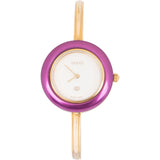 Gucci Gold Tone Change Bezel Bangle 11/12 Women Watch