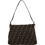 Fendi Monogram FF Mamma Baguette Shoulder Bag