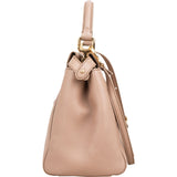 Fendi Leather Peekaboo Mini Handbag