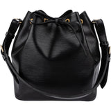 Louis Vuitton Noir Epi Leather Sac Noé Petit Shoulder Bag