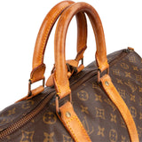 Louis Vuitton Monogram Canvas Keepall 45 Travel Bag