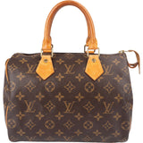 Louis Vuitton Monogram Canvas Speedy 25 Handbag