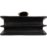 Gucci Pebbled Leather Interlocking GG Shoulder Crossbody Bag
