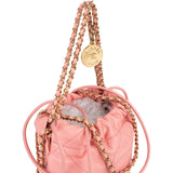 Chanel 22 Caviar Leather Small Drawstring Bag Handbag