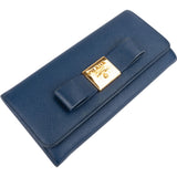 Prada Saffiano Leather Bow Wallet