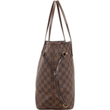 Louis Vuitton Monogram Damier Ebene Neverfull MM Shoulder Bag