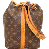 Louis Vuitton Monogram Canvas Sac Noé Petit Shoulder Bag