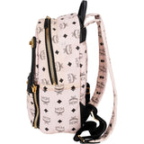 MCM Monogram Visetos Stark Studded Bicolor 2 in 1 Backpack