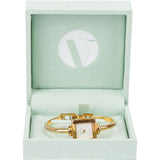 Gucci Gold Tone Square Bangle 1900L Woman Watch