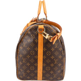 Louis Vuitton Monogram Canvas Keepall 55 Bandoulière Travel Bag