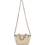 Valentino Garavani Grained Leather Rockstud Tote Shopper Handbag