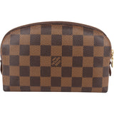 Louis Vuitton Monogram Damier Ebene Canvas Cosmetic Pouch PM