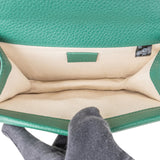 Gucci Grained Green Leather Dionysus Crystal Small Crossbody Bag