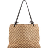 Gucci Monogram GG Canvas Braided Strap Shoulder Bag