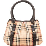 Burberry Nova-Check Monogram Brooke Satchel Handbag