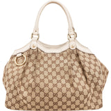 Gucci Monogram GG Canvas Sukey Tote Handbag