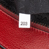 Prada Red Vitello Daino Leather Tote Handbag