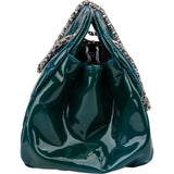 Chanel Quilted Patent Leather Mademoiselle Bowler Shoulder Bag