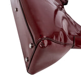 Cartier Bordeaux Patent Leather Marcello de Cartier Handbag
