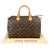 Louis Vuitton Monogram Canvas Speedy 30 Handbag