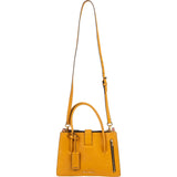 Miu Miu Bicolor Madras Leather Top Handle Handbag