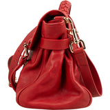 Mulberry Red Leather Alexa Satchel Handbag