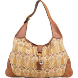 Gucci Tapestry Pineapple Print Jackie O Shoulder Bag