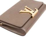 Louis Vuitton Taupe Leather Louise MM Chain Shoulder Bag