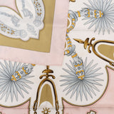 Hermès Les Eperons Silk 90 Scarf Tuch