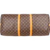 Louis Vuitton Monogram Canvas Keepall 60 Bandoulière Travel Bag