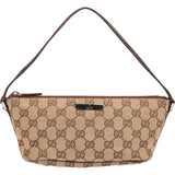 Gucci Monogram GG Canvas Boat Pochette Handbag