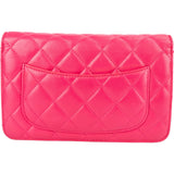 Chanel Quilted Lambskin Wallet On Chain Crossbody Bag