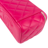 Chanel Quilted Lambskin CC Vanity Adjustable Crossbody Bag