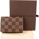 Louis Vuitton Monogram Damier Ebene Canvas Bifold Card Holder