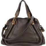 Chloé Brown Leather Paraty Handbag