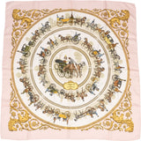 Hermès La Promenade de Longchamps Silk Carre 90 Scarf Tuch