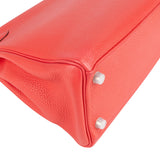 Hermès Rose Togo Kelly 28 Handbag - vintageandkickz