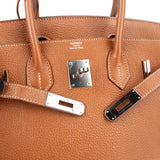 Hermès Brun Togo Leather Birkin 30 Handbag