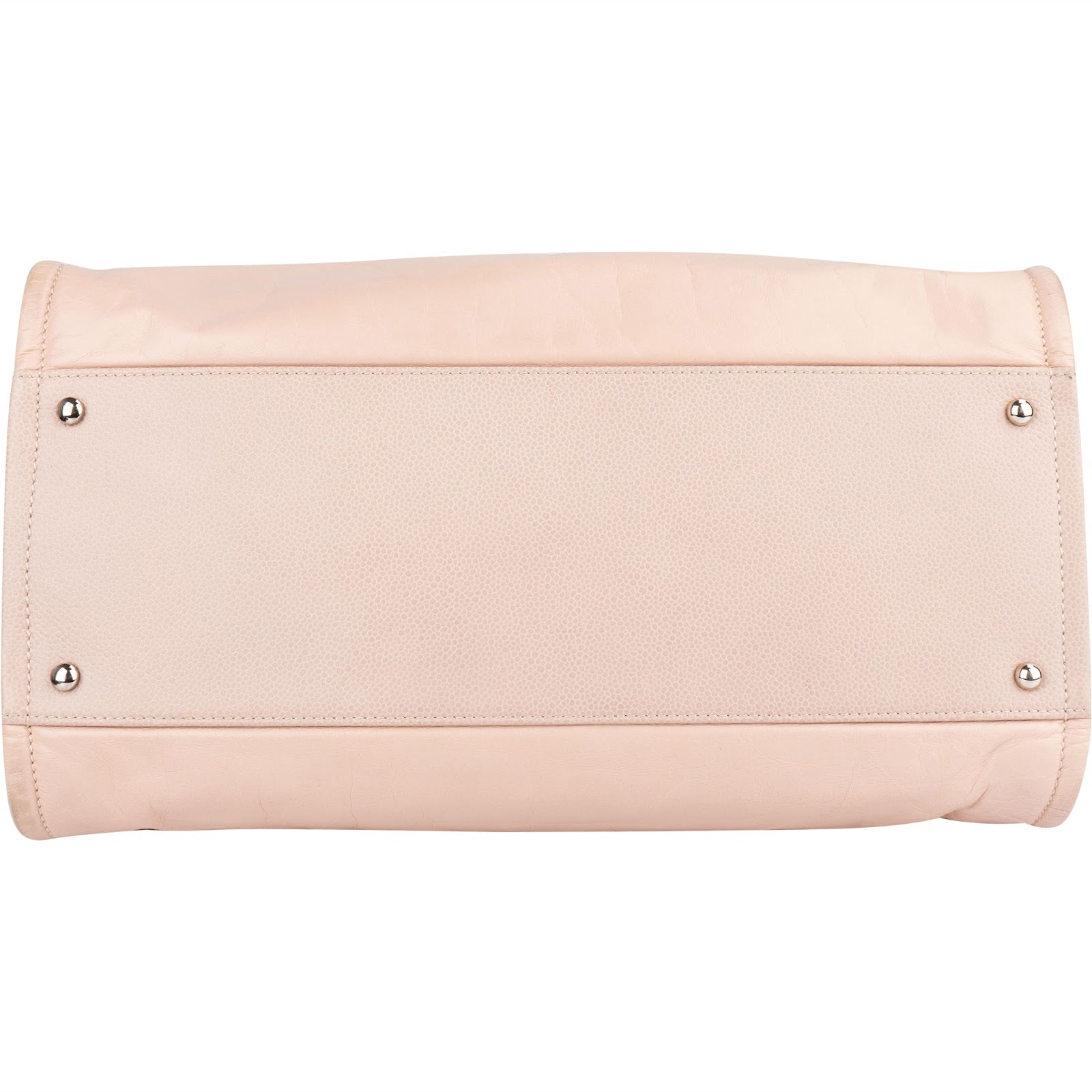 Chanel Rose Leather Shopper Deauville Shoulder Bag - vintageandkickz