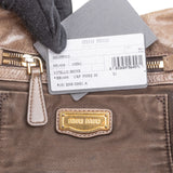 Miu Miu Vitello Lux Quilted Leather City Handbag