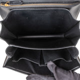 Celine Boxcalf Leather Seesaw Lock Triomphe Classic Box Crossbody Bag