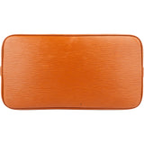 Louis Vuitton Cognac Epi Leather Alma PM Handbag