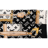 Louis Vuitton Silk Ultimate Monogram Bandeau Twilly Tuch Scarf