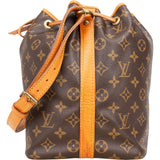 Louis Vuitton Monogram Canvas Sac Noé Petit Shoulder Bag