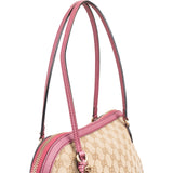 Gucci Monogram Canvas Miss GG Bowling Tote Shoulder Bag