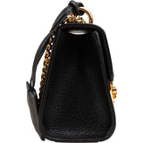Gucci Grained Leather Padlock Bee Star Print Small Crossbody Bag